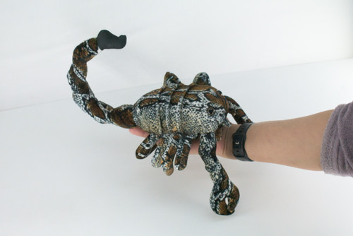 Scorpion, Brown, Very Nice Plush, Stuffed Arachnids, Educational, Toy, Kids, Realistic Figure, Lifelike Model, Replica, Gift,    14"    FT13 BB326