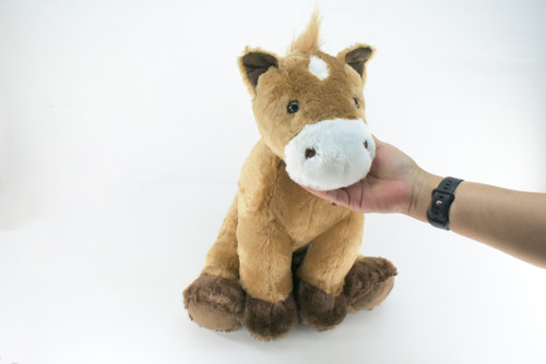 Horse, Very Nice Plush Horse, Stuffed Animal, Educational, Toy, Kids, Realistic Figure, Lifelike Model, Replica, Gift,    16"    FT08 BB324