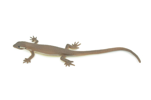 Common Grass Lizard, Educational, Hand Painted, Rubber Reptile, Museum Quality, Diorama, Toy, Kids, Gift, 4 Inches. CH744 BB184