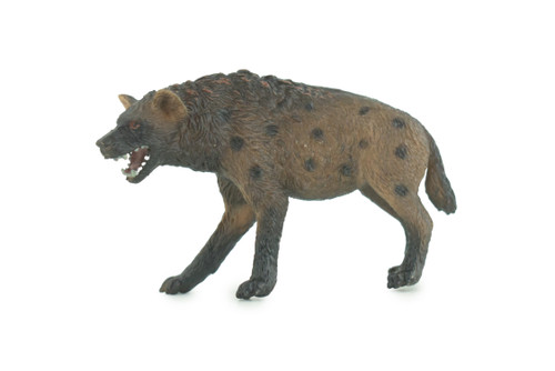 Hyena, Spotted, Hyaena, Museum Quality, Rubber Animal, Hand Painted, Realistic Toy Figure, Diorama Model, Kids, Educational, Gift, 3 1/2 Inches. CH1037 BB221