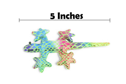 Gecko, Lizard, Reptiles, Green, Hand Made In Thailand, Sand Creatures, Paper Weight, Bean Bag, Cornhole, Game, Toy, Kids, Educational, Gift, 5 Inches. TH71 BB301 Colors May Vary