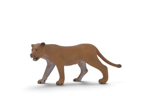 Lioness, African Lion, Panthera leo, Museum Quality, Educational, Hand Painted, Realistic, Rubber Animal, Realistic, Diorama, Toy, Kids, Gift, 5 Inches. CH1080 BB222