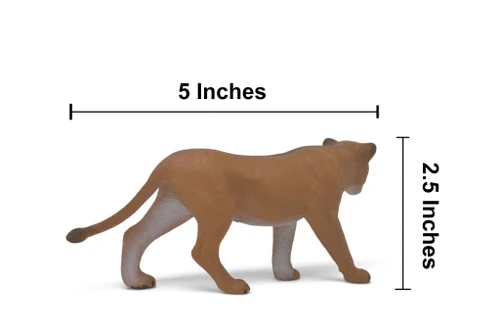 Lioness, African Lion, Panthera leo, Museum Quality, Educational, Hand Painted, Realistic, Rubber Animal, Realistic, Diorama, Toy, Kids, Gift,   5 Inches.  CH1080 BB222 