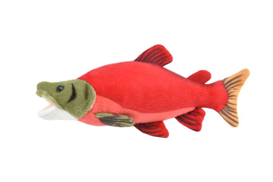 Sockeye Salmon, Spawning Color, Realistic, Lifelike, Stuffed, Soft