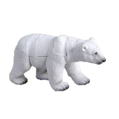 Polar Bear 3D Interlocking Plastic Animal Puzzle - F3031 B331