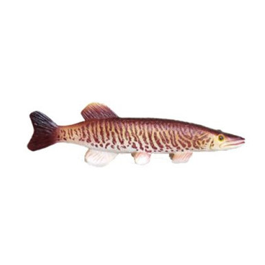 Muskellunge Plastic Fish realistic 3 1 