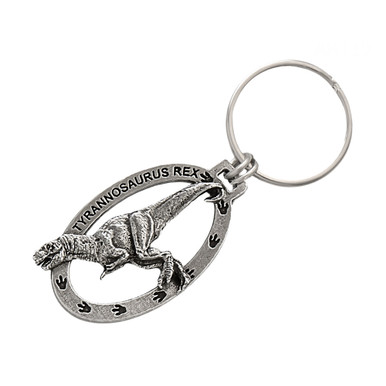 T- Rex Full Body Pewter Keychain, A180KC - Collectible Wildlife Gifts