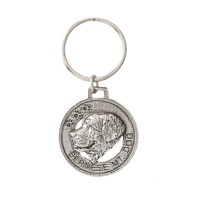 A1050KC Dog Paw Pewter Keychain