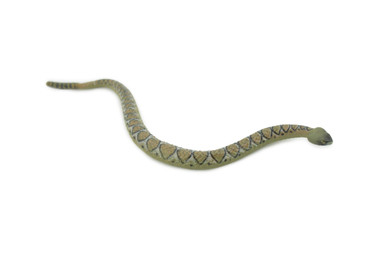 Snake, Rattlesnake, Diamondback, Museum Quality, Rubber Reptile, Hand ...