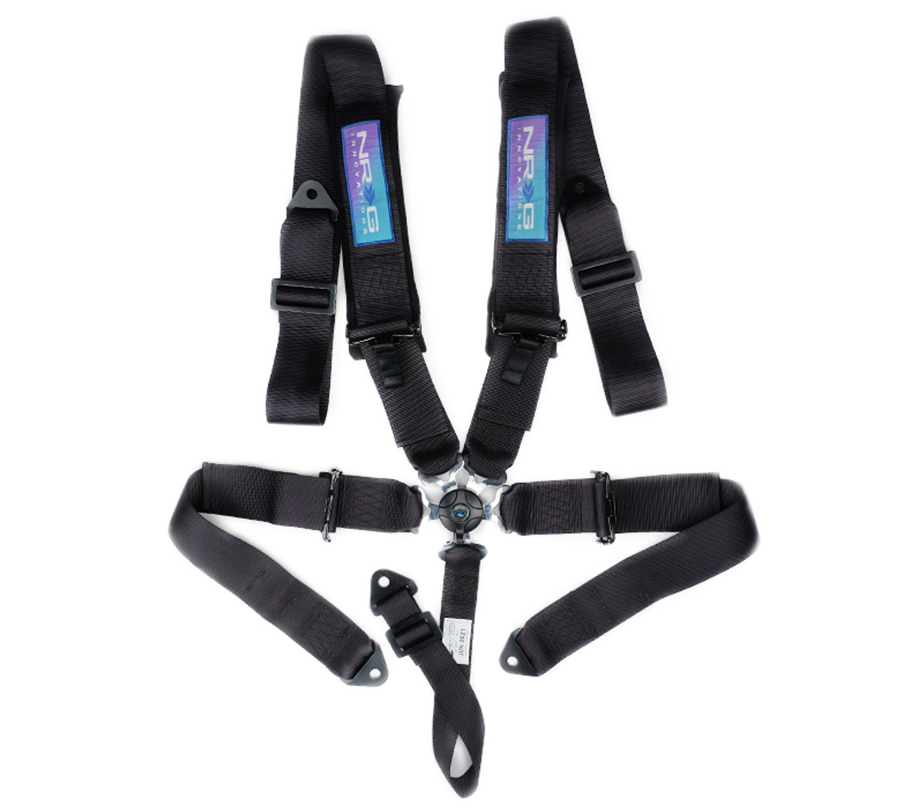 NRG Innovations 5 Pt 3inch Seat Belt Harness / Cam Lock- Black – Fitted  Visions