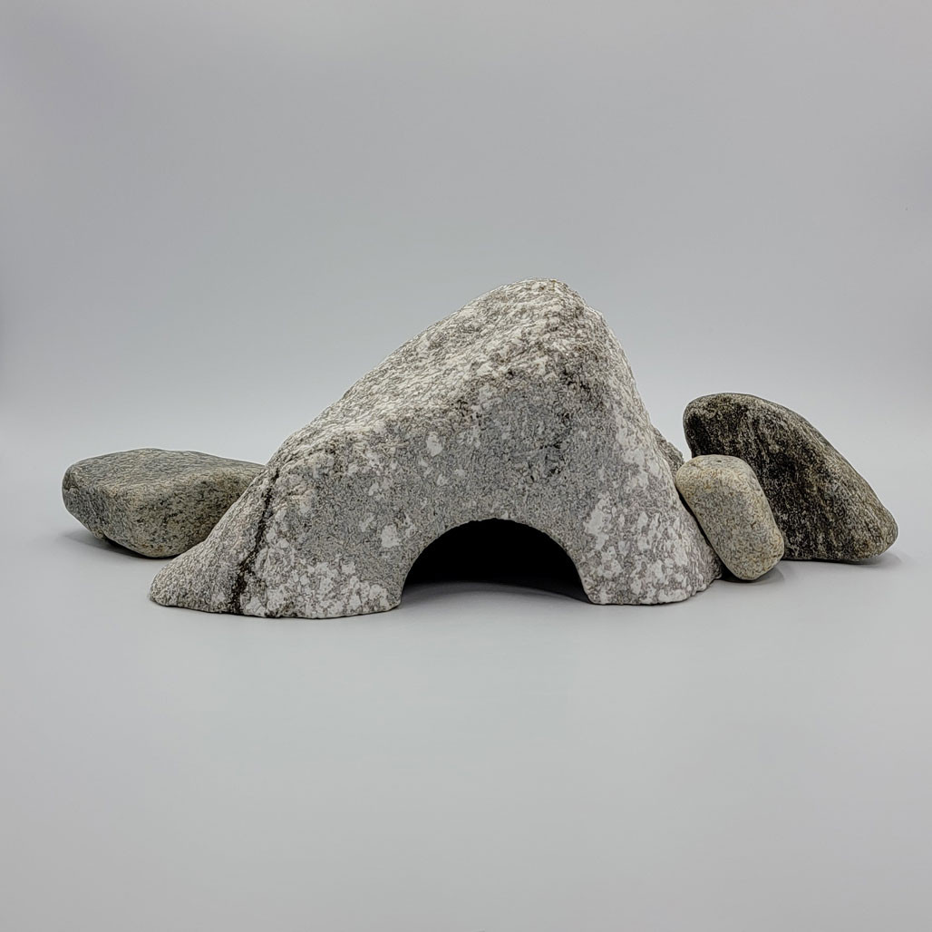Medium Reptile Hide in Real Stone | Get Reptile Cave Hideout for