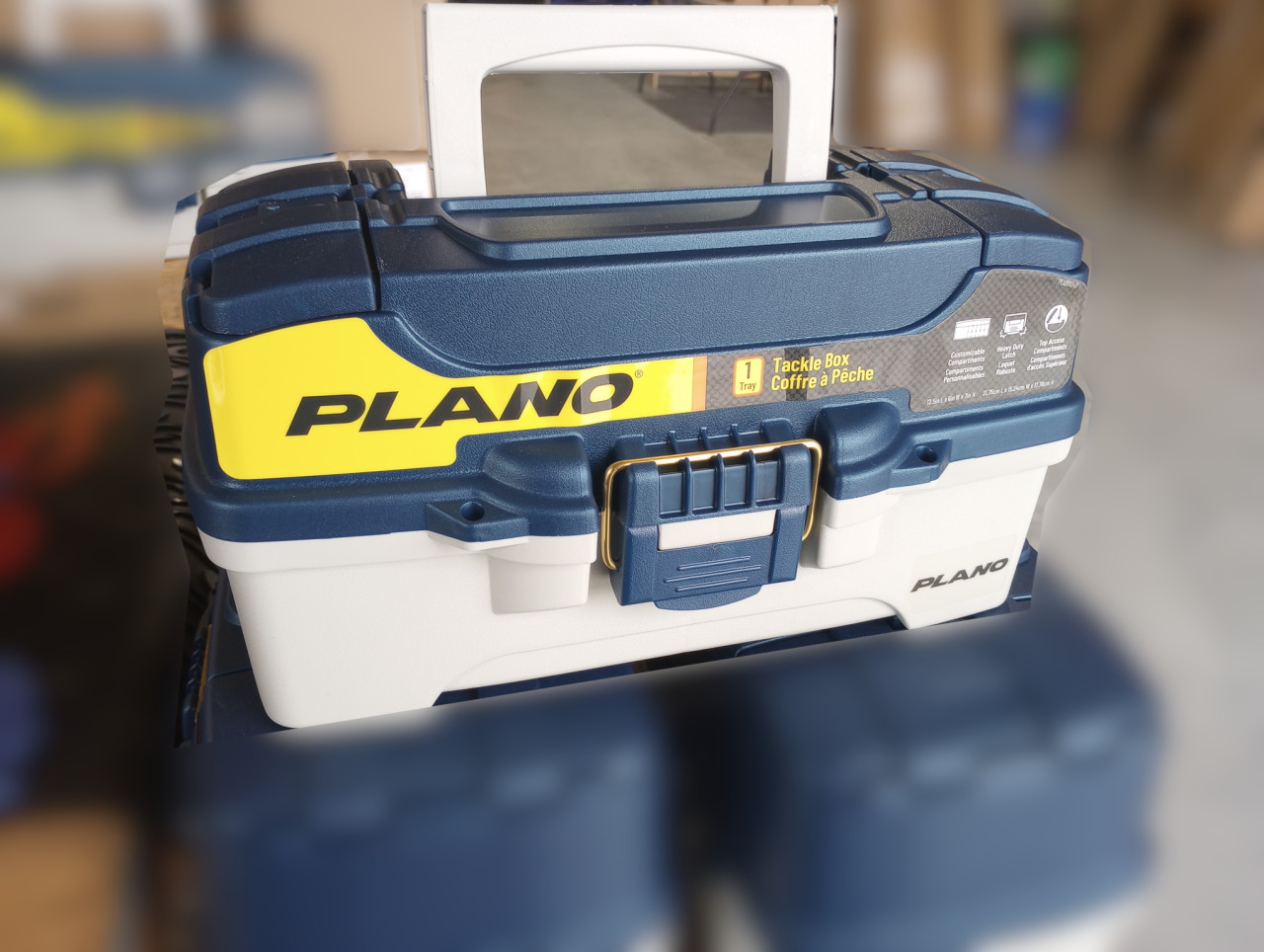 Plano One-Tray Tackle Box - Blue/White Plano One-Tray Tackle Box - Blue/White