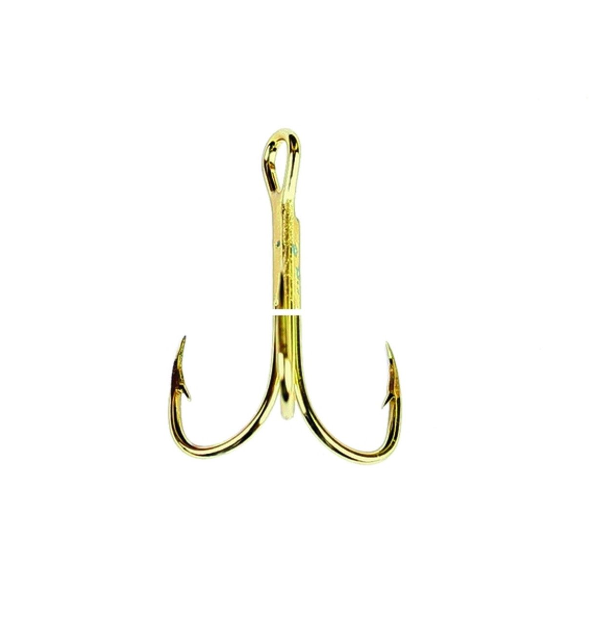 Eagle Claw 376TH-18 Treble Hook - Size 18, 1/4 oz, Curved/Forged