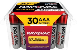 Rayovac - Rayovac ROV824-30 Fusion AAA 30 pack -  - ROV824-30