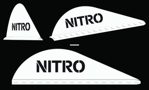 Pine Ridge Archery - Pine Ridge Archery 2822-W36 Nitro - Vane 2.0 - White (36/pkg.) - 2822-W36