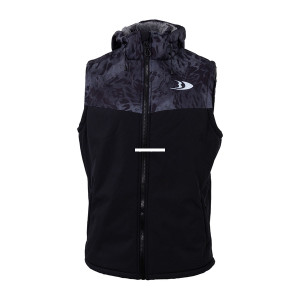 Blackfish - Blackfish 17826 Gale Softshell Vest - Black/Pryn1 Blackout, XL - 17826