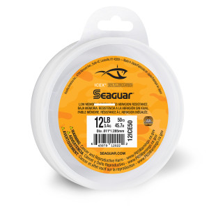 Seaguar - Seaguar 12ICE50 IceX Fluorocarbon - Ice Line-12lb - 12ICE50 Seaguar - Seaguar 12ICE50 IceX Fluorocarbon - Ice Line-12lb - 12ICE50