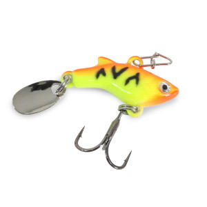 Clam - Clam 17618 Tikka Flash, 1/16 oz - Size #18, Orange Tiger Glow - 17618 Clam - Clam 17618 Tikka Flash, 1/16 oz - Size #18, Orange Tiger Glow - 17618