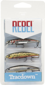 Rebel - Rebel PK3RB7 Triple Threat Tracdown - Ghost Minnow 3 Pack - PK3RB7 Rebel - Rebel PK3RB7 Triple Threat Tracdown - Ghost Minnow 3 Pack - PK3RB7