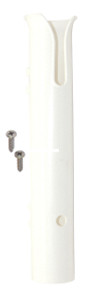 Shoreline Marine - Shoreline Marine SL91357 Rod Holder - Sngl Basic Wht Tube - SL91357 Shoreline Marine - Shoreline Marine SL91357 Rod Holder - Sngl Basic Wht Tube - SL91357