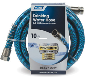 Camco - Camco 22823 TastePURE 10' Premium - Drinking Water Hose, 5/8"ID (E/F) - 22823 Camco - Camco 22823 TastePURE 10' Premium - Drinking Water Hose, 5/8"ID (E/F) - 22823