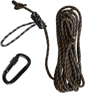 Hawk - Hawk HWK-HA500 Safety Line Kit, 30' - Braided Nylon Rope, Prusik, Steel - HWK-HA500 Hawk - Hawk HWK-HA500 Safety Line Kit, 30' - Braided Nylon Rope, Prusik, Steel - HWK-HA500