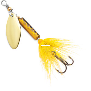 Blue Fox - Blue Fox BFWT0GLD Whip Tail Deep - Runner, 4'-5' Depth, 0 Blade Size - BFWT0GLD Blue Fox - Blue Fox BFWT0GLD Whip Tail Deep - Runner, 4'-5' Depth, 0 Blade Size - BFWT0GLD