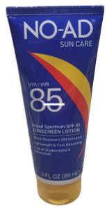 No-Ad - No-Ad 01608 NA Gen Prot Sunscreen - Ltn SPF 85 - 3oz - 1608 No-Ad - No-Ad 01608 NA Gen Prot Sunscreen - Ltn SPF 85 - 3oz - 1608