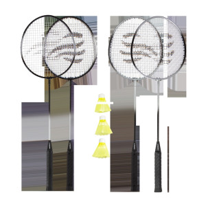 Triumph - Triumph 35-7119-3 4-Player - Badminton Racket Set - Includes - 35-7119-3