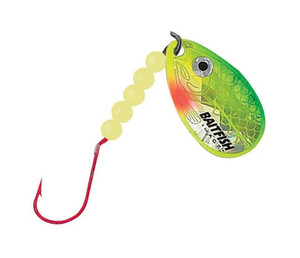 Northland - Northland RC1-YG Baitfish Spinner - Rigs 60" Snell, #4 Bd, #1 Hk - RC1-YG