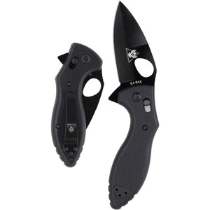 Ka-bar Knives - Tdi 3.5in Flipper Folder Str Edge - 2490 Ka-bar Knives - Tdi 3.5in Flipper Folder Str Edge - 2490