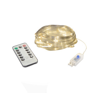 Stansport 117-100 30Ft, 100 Led - Outdoor Camping Light With Remote - 117-100