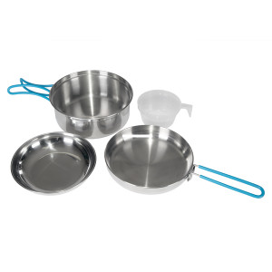 Stansport 361-100 Stainless Stell - Mess Kit - One Person- 1 Pot, 1 - 361-100