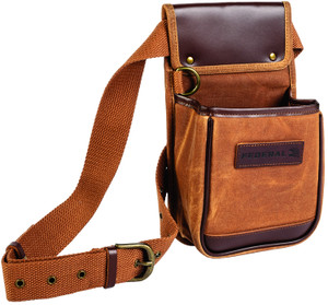 Remington FPSP Premium Shell Pouch - Leather Reinforced, Brass Hardware - FPSP