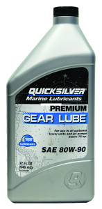 Mercury QUIK858058 Quicksilver Gear - Lube 32oz Premium - QUIK858058 Mercury QUIK858058 Quicksilver Gear - Lube 32oz Premium - QUIK858058