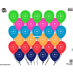 Allen 15780 Ez Aim Fun Balloon - Blast Target 24 X 19 4 Per Pack - 15780