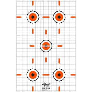 Allen 15735 Ez Aim Sight Grid - Target & Backer, Corrugated, 23 X 35 - 15735