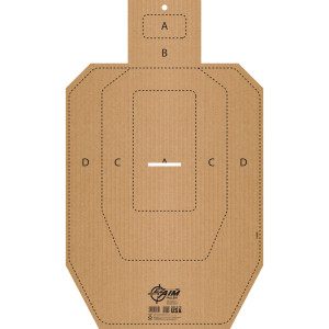 Allen 15669 Ez Aim Ipsc Cb-T - Corrugated Silhouette, Approx 18 X - 15669
