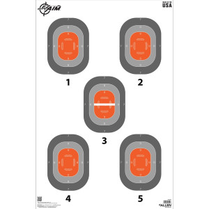 Allen 15754 Ez Aim 5 Spot Trainer - Paper Target 23 X 35, 50 Per Pack - 15754