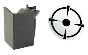 Birchwood Casey BC-TP38DT T-Post - Dueling Target, 3/8" AR500, Mounts - BC-TP38DT