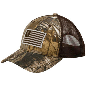 Browning 308176121 Cap Mesh Back - Patriot W/Flag V/ Tan Color Snap - 308176121
