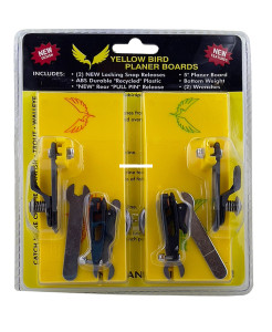 Yellow Bird 50S/50P (2) 5" Mini - Planer Boards - Includes (1) - 50S/50P Yellow Bird 50S/50P (2) 5" Mini - Planer Boards - Includes (1) - 50S/50P