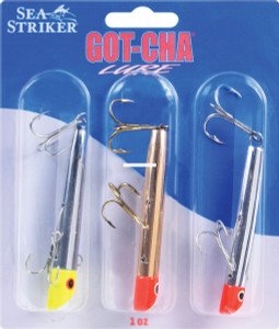 GOT-CHA G1600-3PK 1600 Series Plug - 2 5/8", 7/8 oz, 3 Pack, Includes - G1600-3PK GOT-CHA G1600-3PK 1600 Series Plug - 2 5/8", 7/8 oz, 3 Pack, Includes - G1600-3PK