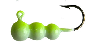 Neon Lites GR-112-2 #6 Grubby Jig - Glow / Chartreuse / 2 Pack - GR-112-2 Neon Lites GR-112-2 #6 Grubby Jig - Glow / Chartreuse / 2 Pack - GR-112-2