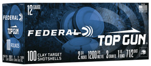 Federal TG12100 8 Top Gun Shotshell - 12 Ga, 2-3/4", 1-1/8oz, 3 Dram - TG12100 8