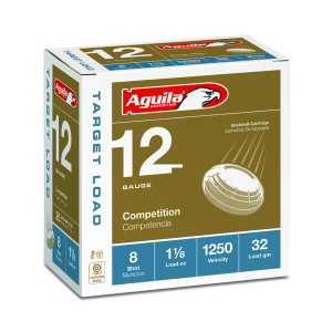 Aguila 1CHB1348 Target Shotshell 12 - Ga, 2-3/4", 1-1/8 oz, #8, HDCP - 1CHB1348 Aguila 1CHB1348 Target Shotshell 12 - Ga, 2-3/4", 1-1/8 oz, #8, HDCP - 1CHB1348