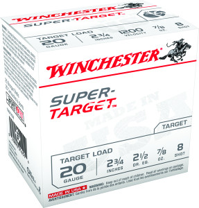 Winchester TRGT208 Super-Target - Shotshell 20 GA, 2-3/4 in, No. 8 - TRGT208