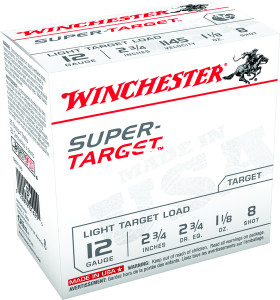 Winchester TRGTL128 Super-Target - Shotshell 12 GA, 2-3/4 in, No. 8 - TRGTL128