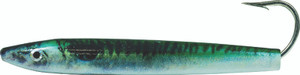 Ahi - Cedar Plug W/100lb Fluor - 6in Green Mackerel - CP-600-MK