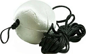 American Maple - Ball Bouy Float W/rope - 6in Foam W/15ft Rope - FL-60 American Maple - Ball Bouy Float W/rope - 6in Foam W/15ft Rope - FL-60